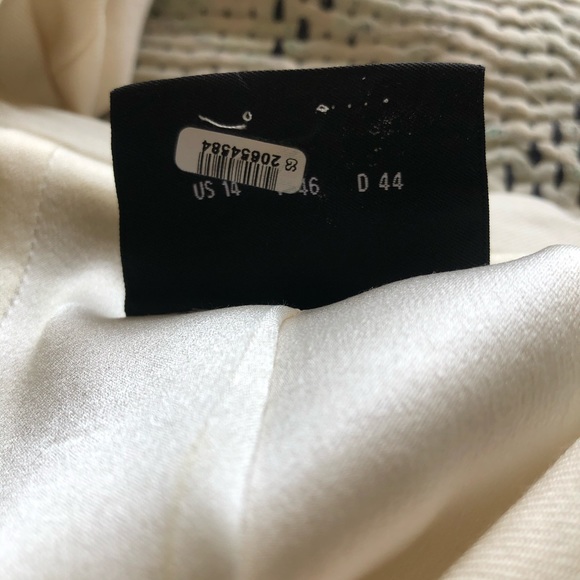 AKRIS Ivory Silk & Cashmere Blazer 14 - Picture 10 of 14